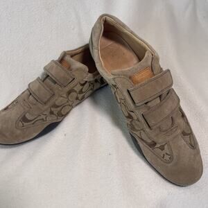 Men's Tan Coach Sneakers